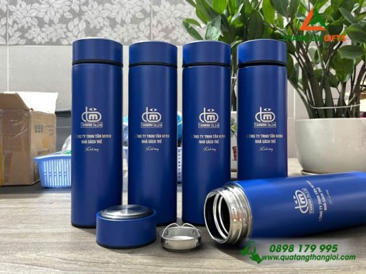 Bình Giữ Nhiệt 500ml – In Khắc Logo Doanh Nghiệp Tân Minh