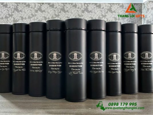 Bình Giữ Nhiệt 500ml – Khắc Logo Trường Đại Học KHXH&NV TP.HCM