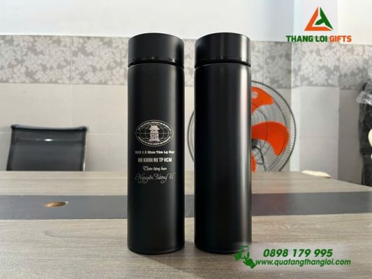 Bình Giữ Nhiệt 500ml – Khắc Logo Trường Đại Học KHXH&NV TP.HCM