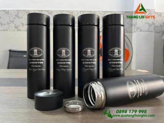 Bình Giữ Nhiệt 500ml – Khắc Logo Trường Đại Học KHXH&NV TP.HCM