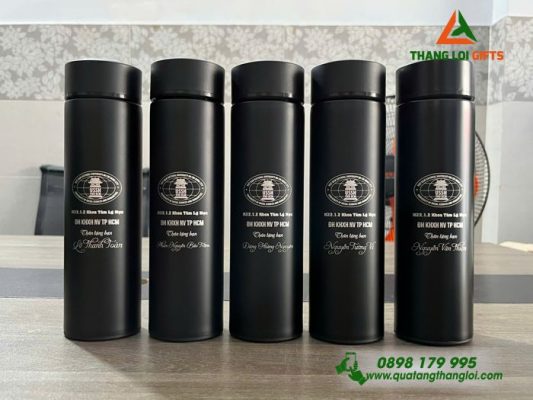 Bình Giữ Nhiệt 500ml – Khắc Logo Trường Đại Học KHXH&NV TP.HCM