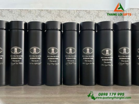 Bình Giữ Nhiệt 500ml – Khắc Logo Trường Đại Học KHXH&NV TP.HCM