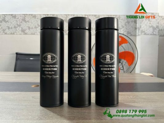 Bình Giữ Nhiệt 500ml – Khắc Logo Trường Đại Học KHXH&NV TP.HCM