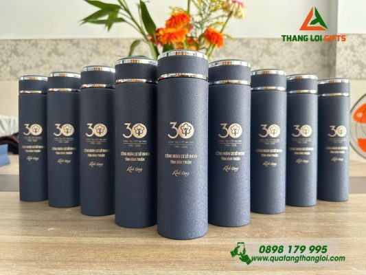 Bình Giữ Nhiệt – Khắc Logo Công Đoàn Cơ Sở BHXH Tỉnh Bình Thuận