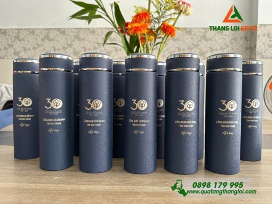 Bình Giữ Nhiệt – Khắc Logo Công Đoàn Cơ Sở BHXH Tỉnh Bình Thuận