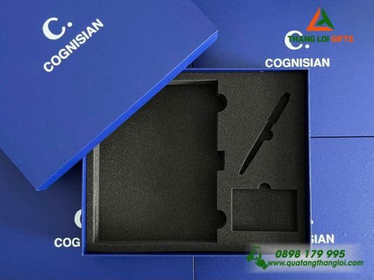 Gifset (Sổ+Namecard+Bút) – In Khắc Logo Doanh Nghiệp COGNISIAN