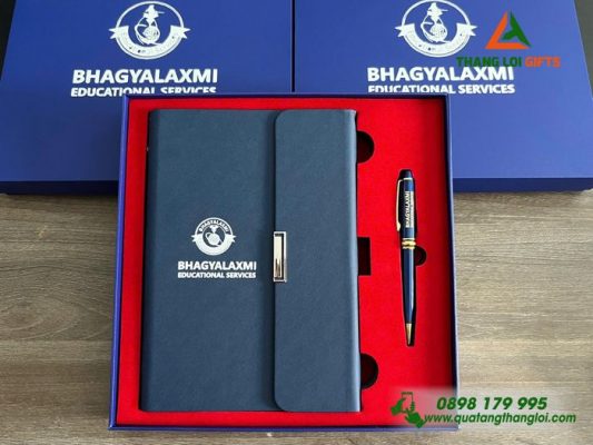Gifset (Sổ+Bút) – In Khắc Logo Doanh Nghiệp Làm Quà Tặng