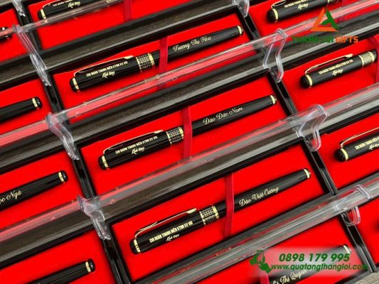 Bút Ký Kim Loại Nắp - Khắc Tên Chi Đoàn Thanh Niên KTNN KV