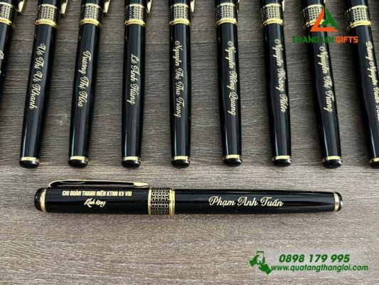 Bút Ký Kim Loại Nắp - Khắc Tên Chi Đoàn Thanh Niên KTNN KV