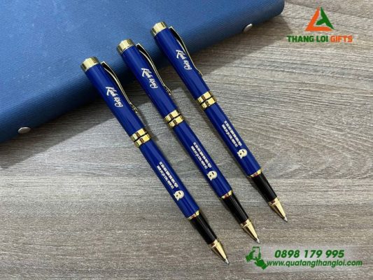 Bút Ký Kim Loại Nắp - Khắc Logo Đoàn Thanh Niên Cộng Sản HCM