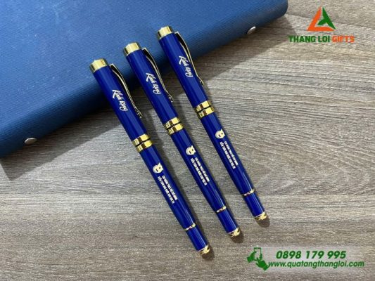 Bút Ký Kim Loại Nắp - Khắc Logo Đoàn Thanh Niên Cộng Sản HCM