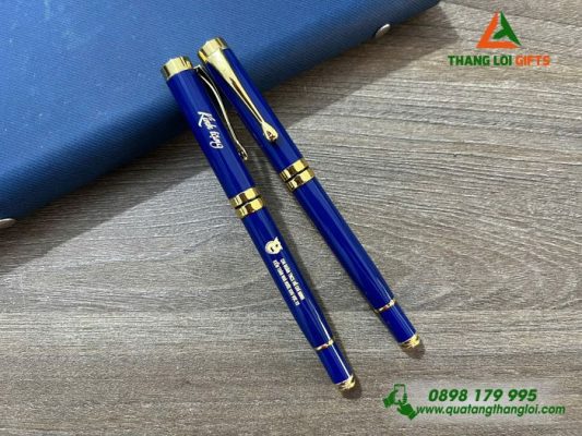 Bút Ký Kim Loại Nắp - Khắc Logo Đoàn Thanh Niên Cộng Sản HCM