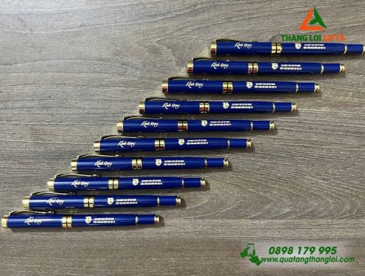 Bút Ký Kim Loại Nắp - Khắc Logo Đoàn Thanh Niên Cộng Sản HCM