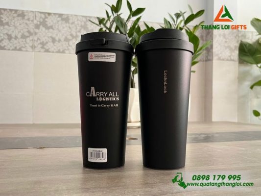 Ly Giữ Nhiệt Lock&Lock – Khắc Logo Doanh Nghiệp CARRY ALL Logistics