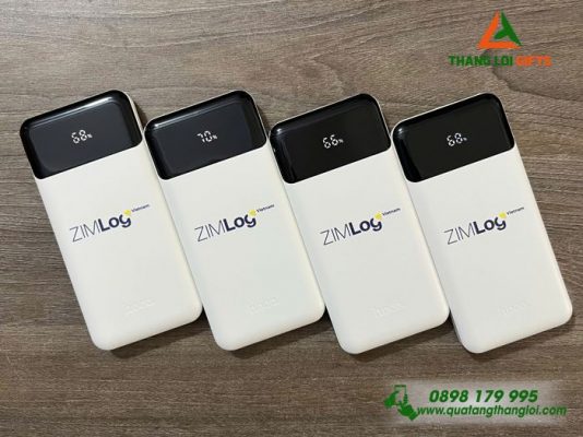 Pin Sạc Dự Phòng Hoco 10000mAh - In Logo Doanh Nghiệp ZIMlog