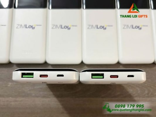 Pin Sạc Dự Phòng Hoco 10000mAh - In Logo Doanh Nghiệp ZIMlog