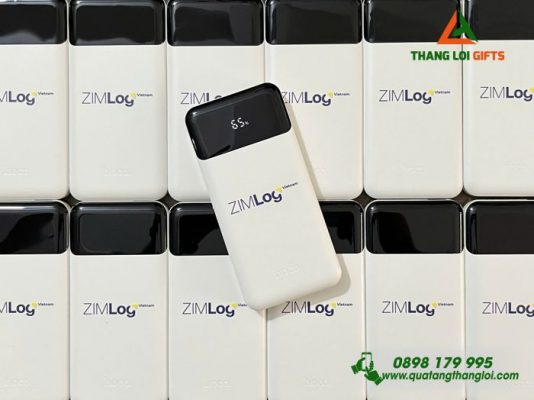 Pin Sạc Dự Phòng Hoco 10000mAh - In Logo Doanh Nghiệp ZIMlog