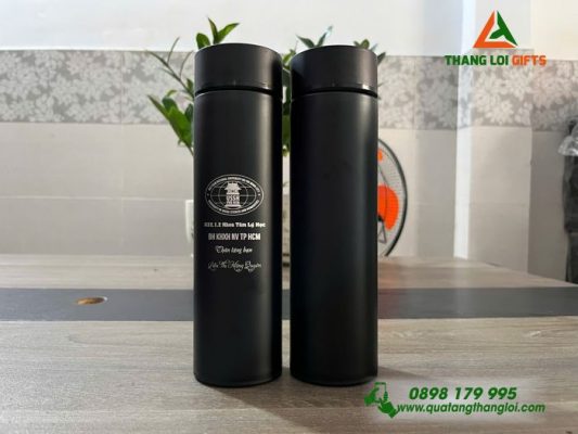 Bình Giữ Nhiệt - Khắc Logo Trường Đại Học KHXH&NV TP.HCM