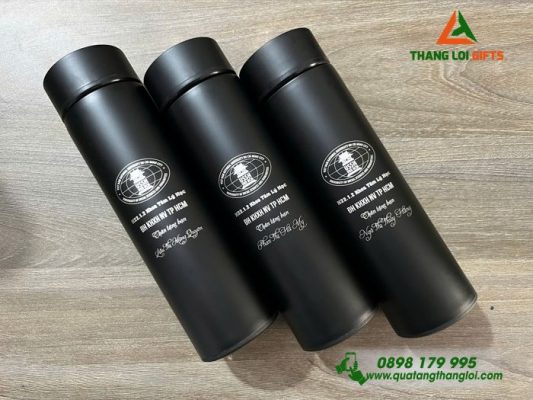 Bình Giữ Nhiệt - Khắc Logo Trường Đại Học KHXH&NV TP.HCM