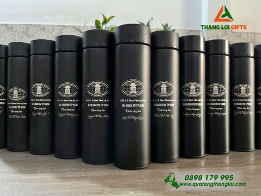 Bình Giữ Nhiệt - Khắc Logo Trường Đại Học KHXH&NV TP.HCM