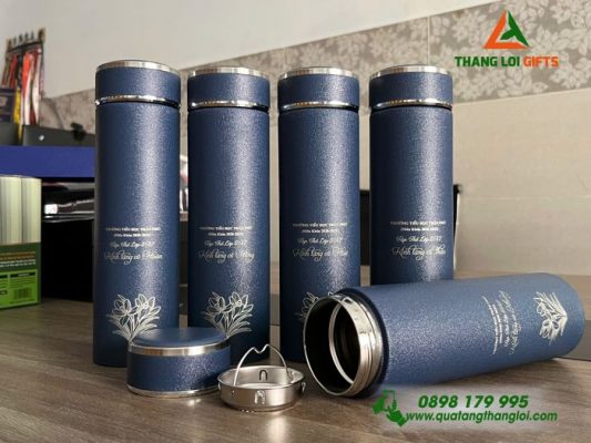 Bình Giữ Nhiệt 500ml – Khắc Tên Trường Tiểu Học Trần Phú