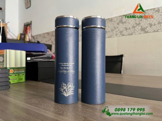 Bình Giữ Nhiệt 500ml – Khắc Tên Trường Tiểu Học Trần Phú