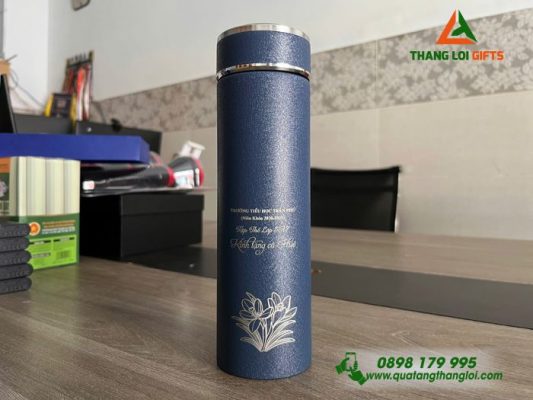 Bình Giữ Nhiệt 500ml – Khắc Tên Trường Tiểu Học Trần Phú