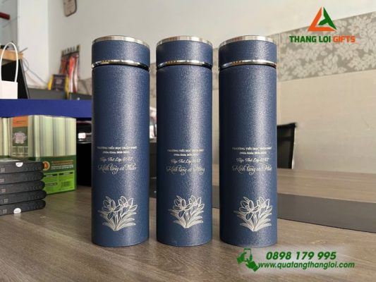 Bình Giữ Nhiệt 500ml – Khắc Tên Trường Tiểu Học Trần Phú