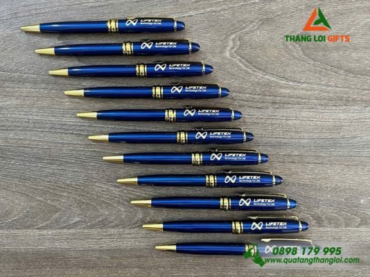 Bút Ký Kim Loại Xoay - Khắc Logo Doanh Nghiệp LIFTEX