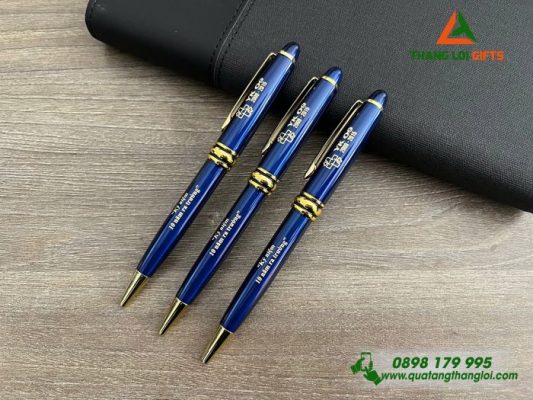 Bút Ký Kim Loại Xoay – Khắc Logo Kỷ Niệm 10 Năm Ra Trường