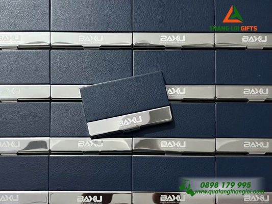 Hộp Đựng Namecard Vuông – Khắc Logo Doanh Nghiệp BAXU