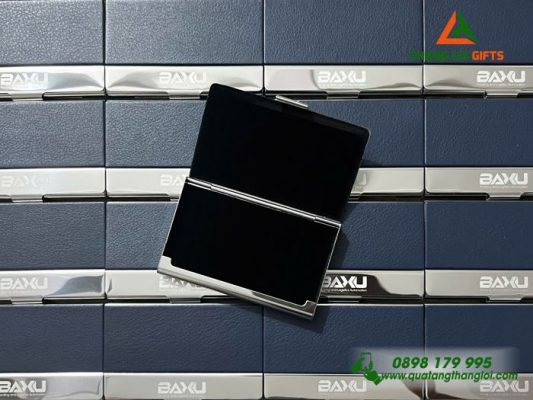 Hộp Đựng Namecard Vuông – Khắc Logo Doanh Nghiệp BAXU