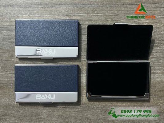 Hộp Đựng Namecard Vuông – Khắc Logo Doanh Nghiệp BAXUc