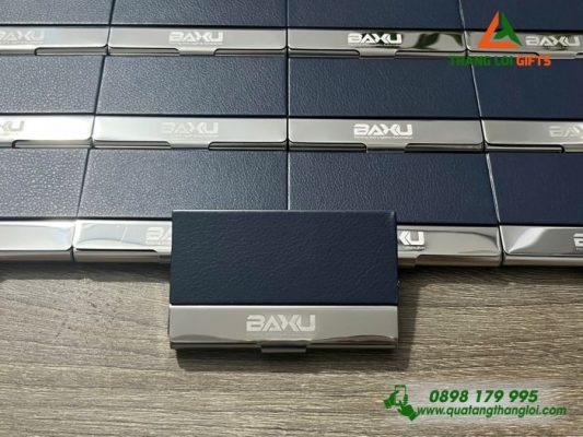 Hộp Đựng Namecard Vuông – Khắc Logo Doanh Nghiệp BAXU