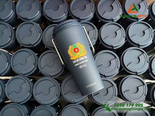Ly Giữ Nhiệt Lock&Lock LHC4269 - In Khắc Logo Chi Bộ Công An