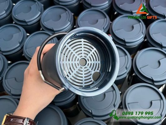 Ly Giữ Nhiệt Lock&Lock LHC4269 - In Khắc Logo Chi Bộ Công An