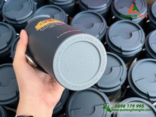 Ly Giữ Nhiệt Lock&Lock LHC4269 - In Khắc Logo Chi Bộ Công An