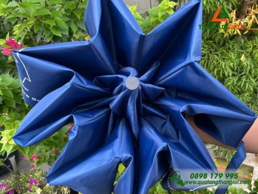 Ô Dù Cầm Tay Gập 3 Màu Xanh – In Logo Doanh Nghiệp Watermelon