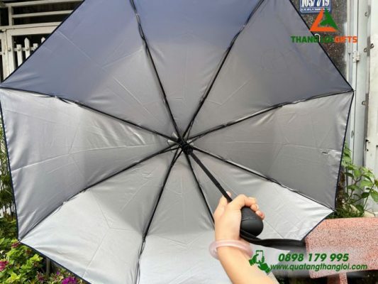 Ô Dù Cầm Tay Gập 3 Màu Xanh – In Logo Doanh Nghiệp Watermelon