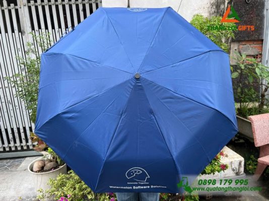Ô Dù Cầm Tay Gập 3 Màu Xanh – In Logo Doanh Nghiệp Watermelon