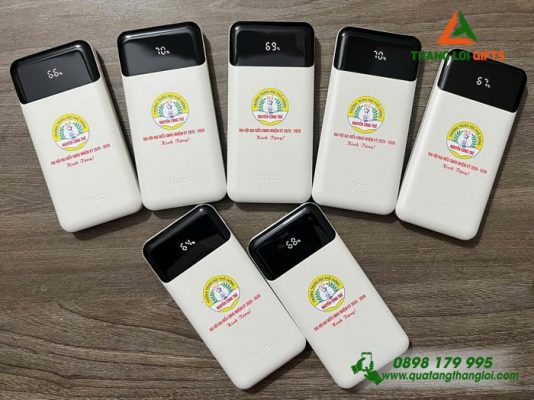 Pin Sạc Dự Phòng Hoco – In Logo Trường THPT Nguyễn Công Trứ