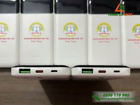 Pin Sạc Dự Phòng Hoco – In Logo Trường THPT Nguyễn Công Trứ
