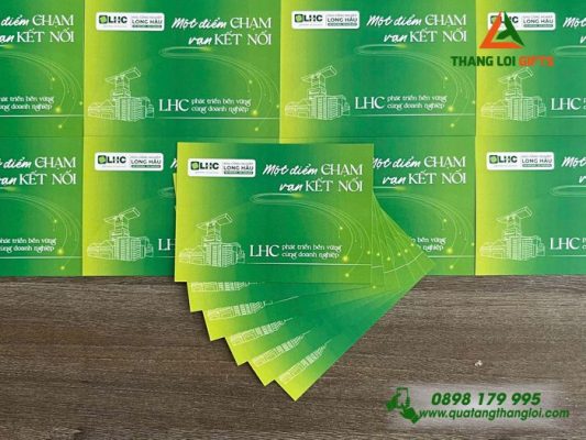 Thiệp Giấy – In Logo Doanh Nghiệp Long Hậu LHC