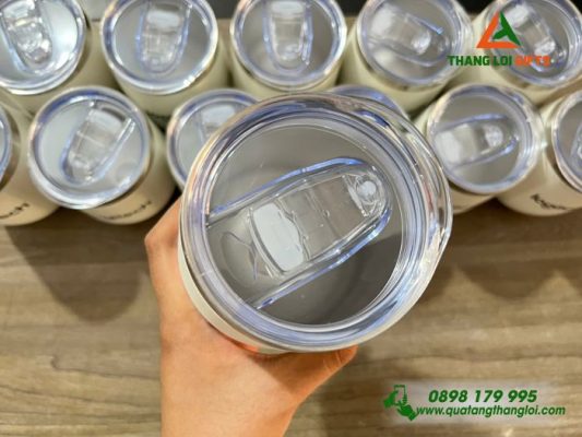 Ly Giữ Nhiệt 350ml Mini Màu Trắng – Khắc Logo Doanh Nghiệp Logitech