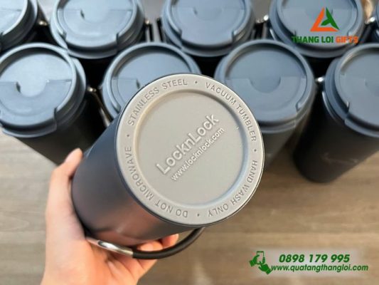 Ly Giữ Nhiệt Lock&Lock LHC4269 Xanh Navy - Khắc Tên Làm Quà Tặng