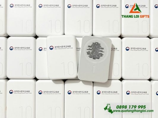 Pin Sạc Dự Phòng Remax - In Logo Trung Tâm Ngôn Ngữ Tiếng Hàn