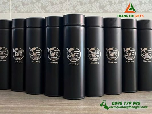 Bình Giữ Nhiệt 500ml – Khắc Logo Trường THCS Trần Quý Cáp