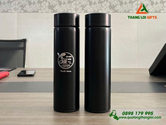 Bình Giữ Nhiệt 500ml – Khắc Logo Trường THCS Trần Quý Cáp