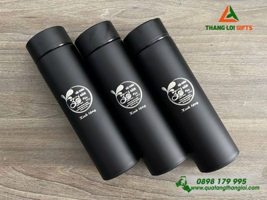 Bình Giữ Nhiệt 500ml – Khắc Logo Trường THCS Trần Quý Cáp