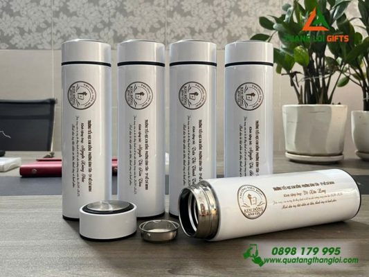Bình Giữ Nhiệt 500ml – Khắc Logo Trường Tiểu Học Kim Đồng